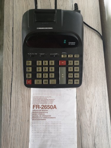 Casio sergal 2650a - casio, fr-2650a