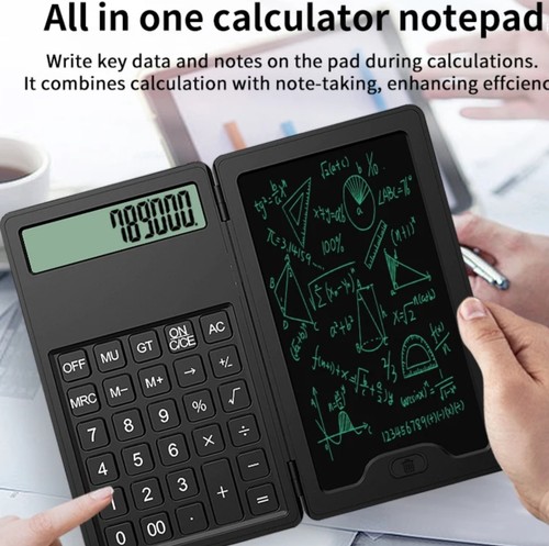 Taschenrechner mit notepad - notepad, +