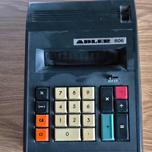 Adler 806 tischrechner - adler,