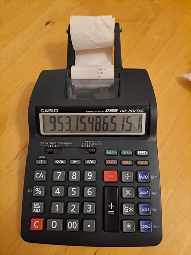 Casio 150tec druckender - casio, hr-150tec