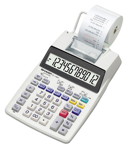 Sharp 1750v tischrechner - el-1750v,