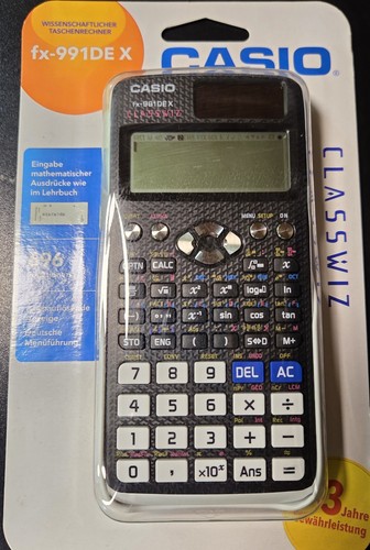 Casio 991de classwiz - x,
