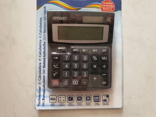 Styles taschenrechner schwarz - taschenrechner,